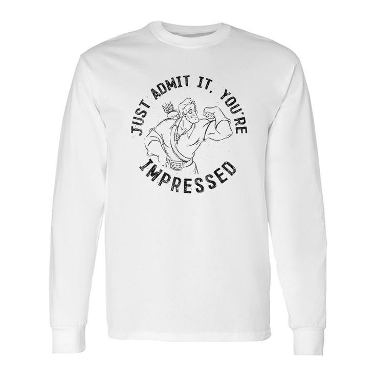 Beauty  The Beast Gaston Impressive Graphic Long Sleeve T-Shirt