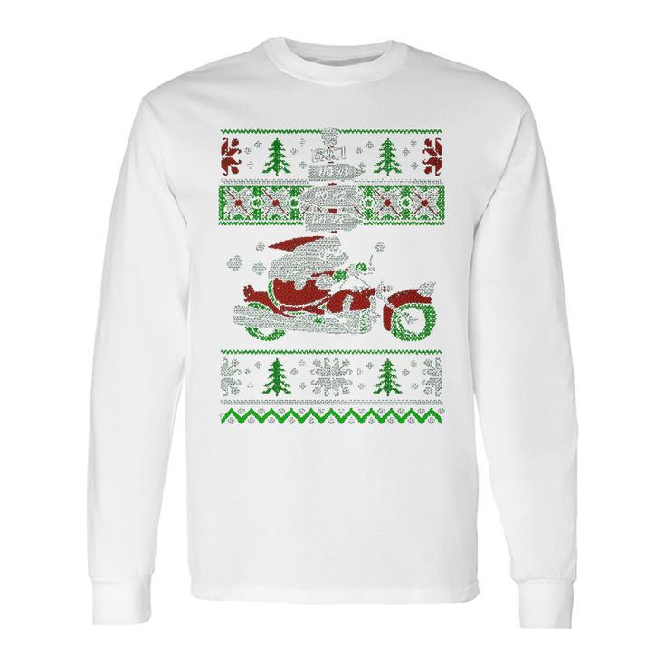 Biker Santa V2 Long Sleeve T-Shirt