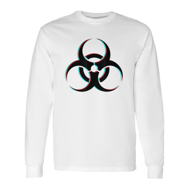 Biohazard Arl Design Radioactive Symbol Nuclear Gifts Long Sleeve T-Shirt