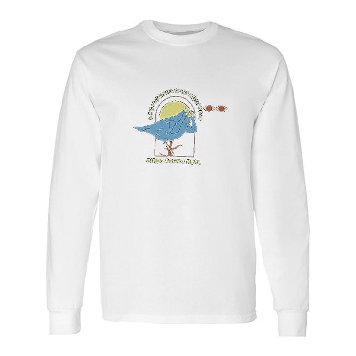 Birds Arent Real Bird Watching Long Sleeve T-Shirt