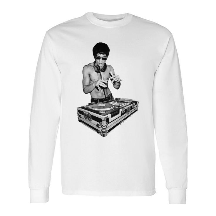 Bruce Lee Dj Shirt Long Sleeve T-Shirt