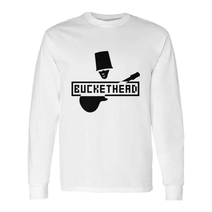 Buckethead Retro Guitar T-Shirt Long Sleeve T-Shirt