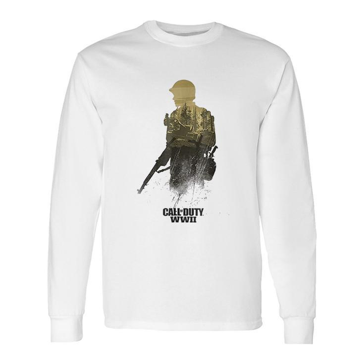 Call Of Duty Wwii Forest Front Line Long Sleeve T-Shirt