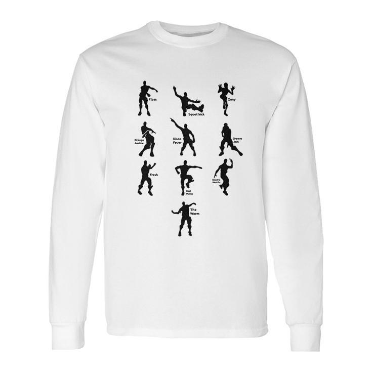 Campus Apparel Emote Dances Funny Youth Long Sleeve T-Shirt