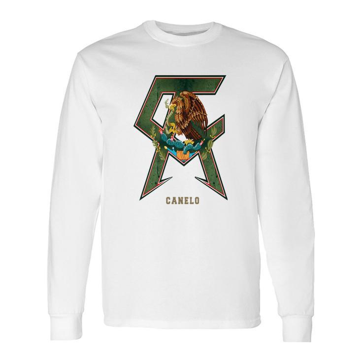 Canelo Alvarez Logo - Mens Ringer T-Shirt Long Sleeve T-Shirt