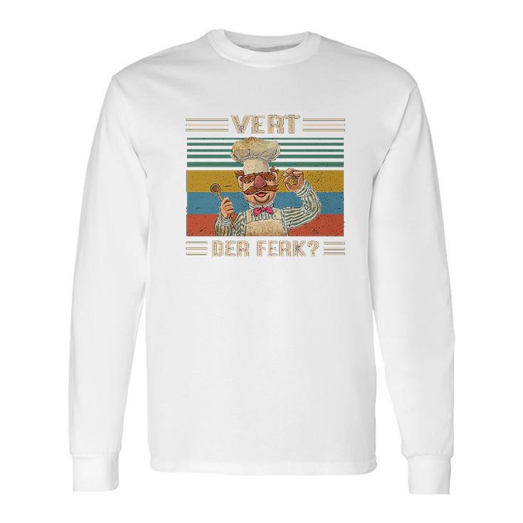 Chef Vert Der Ferk Vintage Long Sleeve T-Shirt