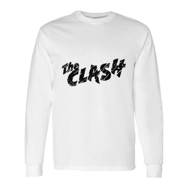 The Clash Band Logo Black Long Sleeve T-Shirt