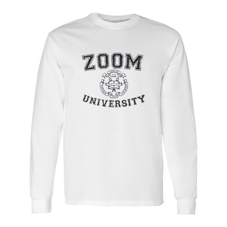 Classic Zoom University Hilarious Pandemic Design Long Sleeve T-Shirt