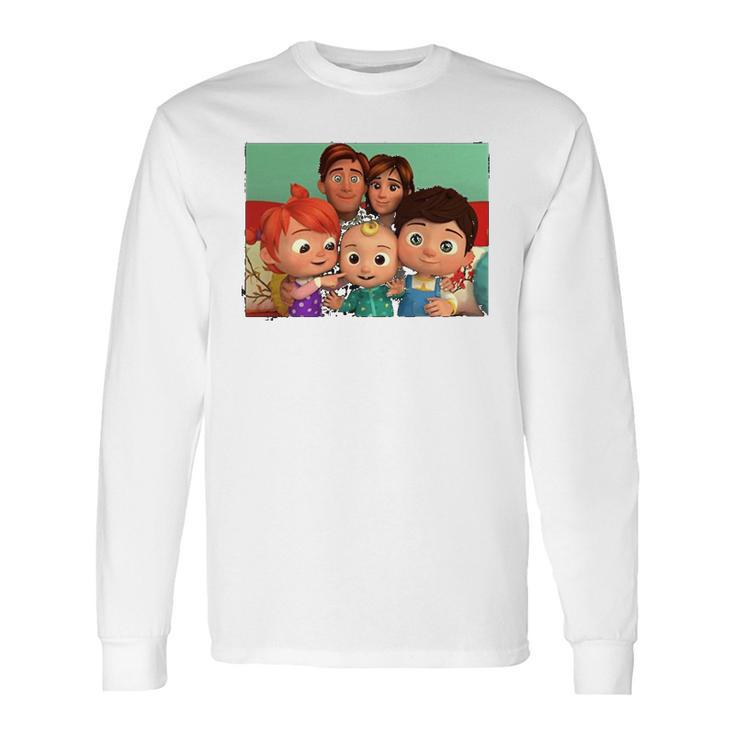 Cocomelon Family Graphic Long Sleeve T-Shirt