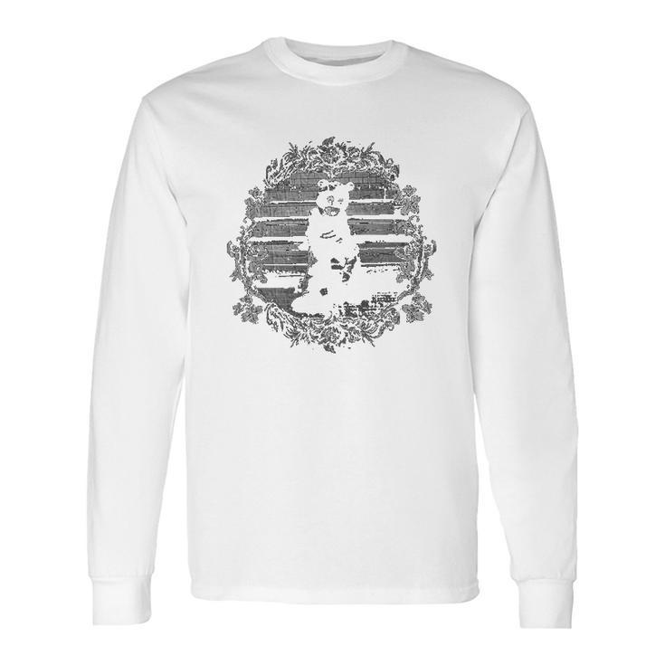 College Dropout Bear Hip Hop Rap Long Sleeve T-Shirt