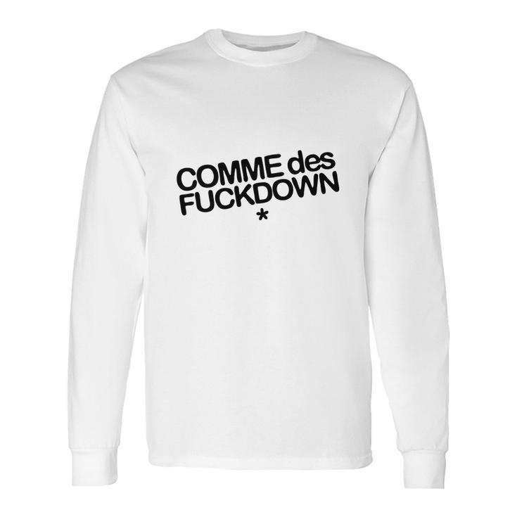 Comme Des Fuckdown Hoodies - Mens Hoodie Long Sleeve T-Shirt