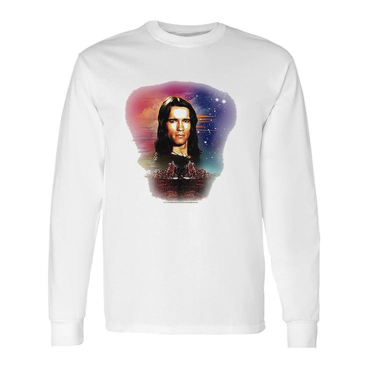 Conan The Barbarian 1980 Fantasy Action Movie Conan White Long Sleeve T-Shirt