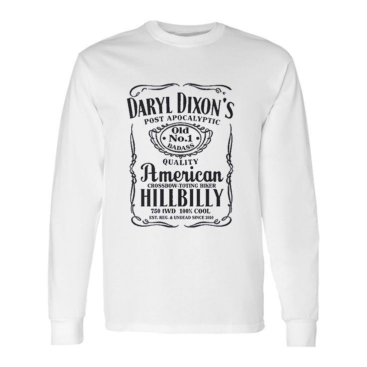 Daryl Dixon American Hillbilly The Walking Dead Long Sleeve T-Shirt