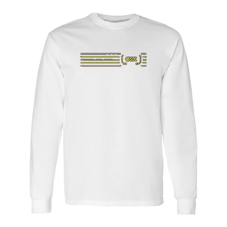 Daylight Sales Csx Boxcar Logo Long Sleeve T-Shirt