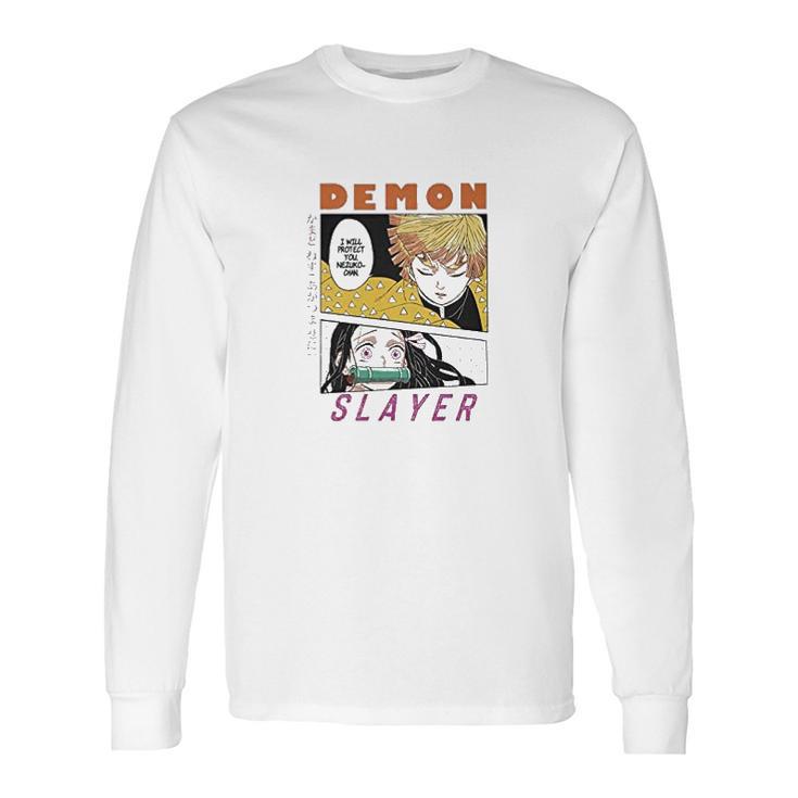 Demon Slayer Comic Long Sleeve T-Shirt