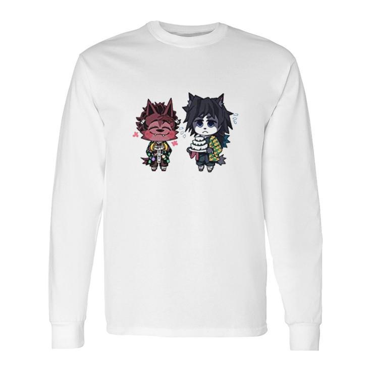 Demon Slayer Cute Art Long Sleeve T-Shirt