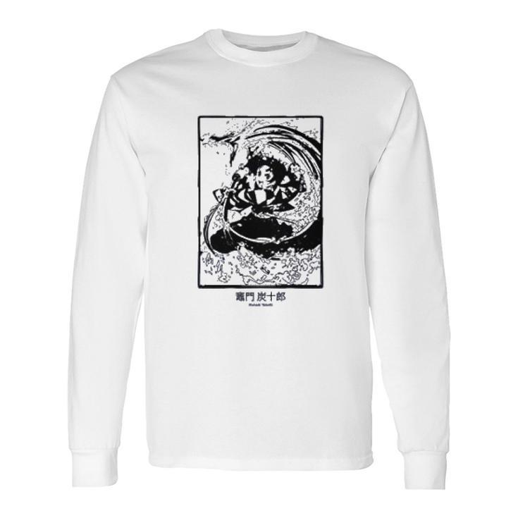 Demon Slayer Tanjiro Kamado Zenitsu Agatsuma Long Sleeve T-Shirt