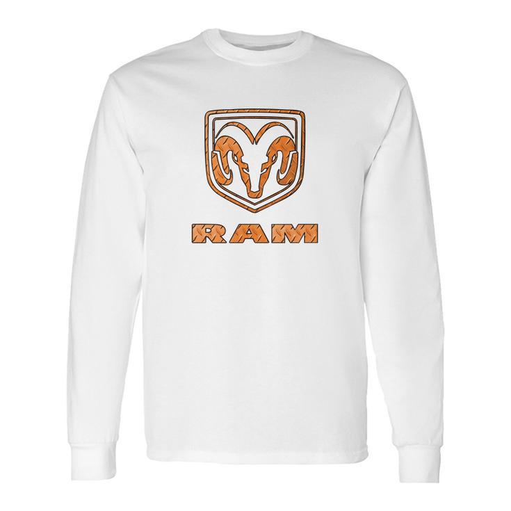 Dodge Ram Trucks Logo Graphic Long Sleeve T-Shirt