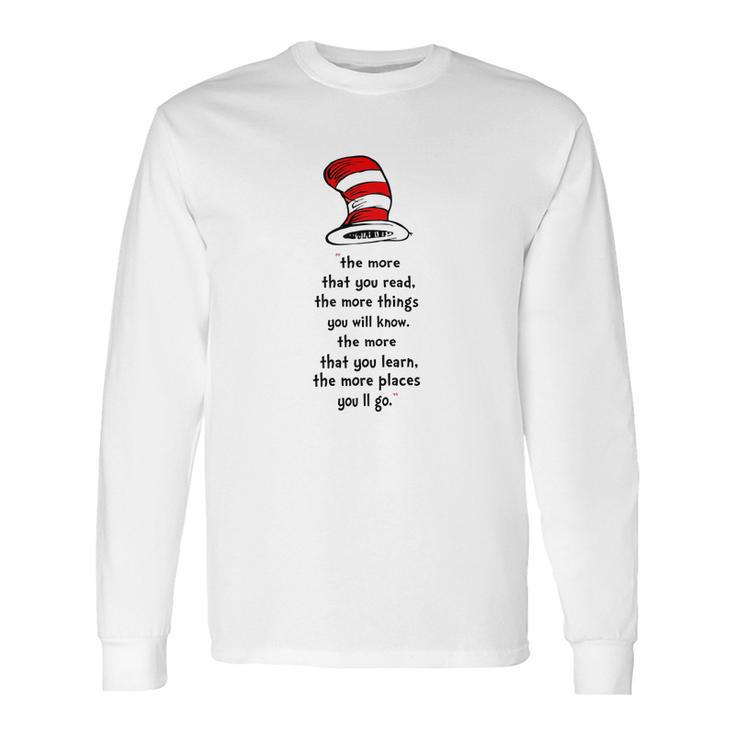 Dr Seuss Day Kids Long Sleeve T-Shirt