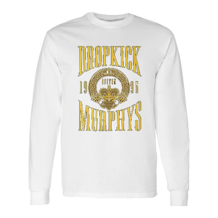 Dropkick Murphys  Claddagh Boston 1996 Band Logo Long Sleeve T-Shirt