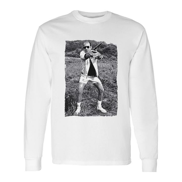 Duanchaoo Hunter Thompson Long Sleeve T-Shirt