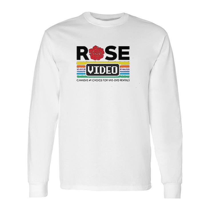 Ew David Alexis Moira Rose Merchandise Black Graphic Long Sleeve T-Shirt