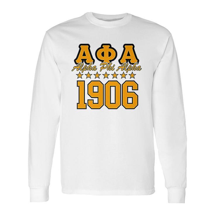 Fashion Greek Alpha Phi Alpha 7 Stars 1906 Ringer Long Sleeve T-Shirt