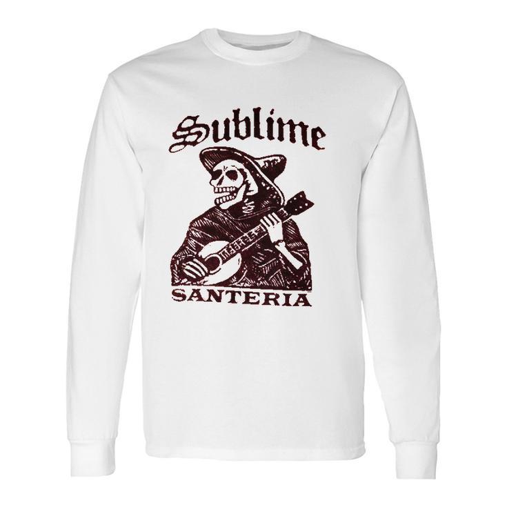 Fea Sublime Santeria Skeleton Long Sleeve T-Shirt