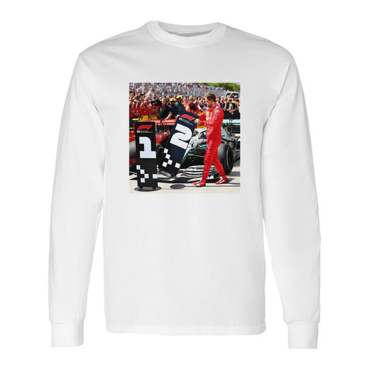 Formula 1 F1 - Vettel Ferrari Canadian Grand Prix 2019 Long Sleeve T-Shirt