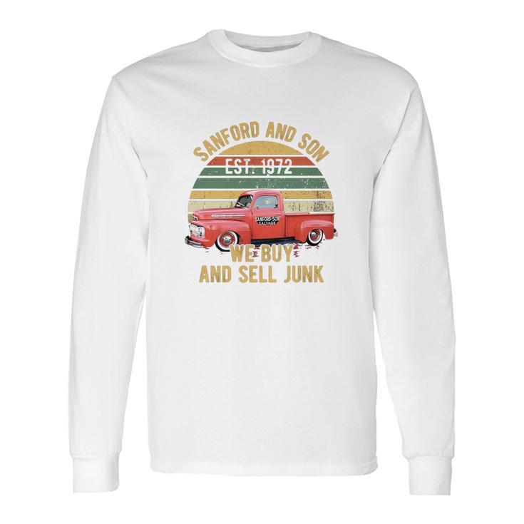 Fred Sanford We Buy And Sell Junk Retro Long Sleeve T-Shirt