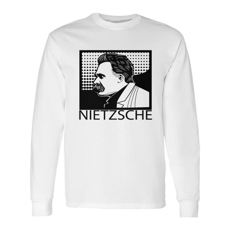 Friedrich Nietzsche T-Shirt Philosopher Philosophy Tee Long Sleeve T-Shirt