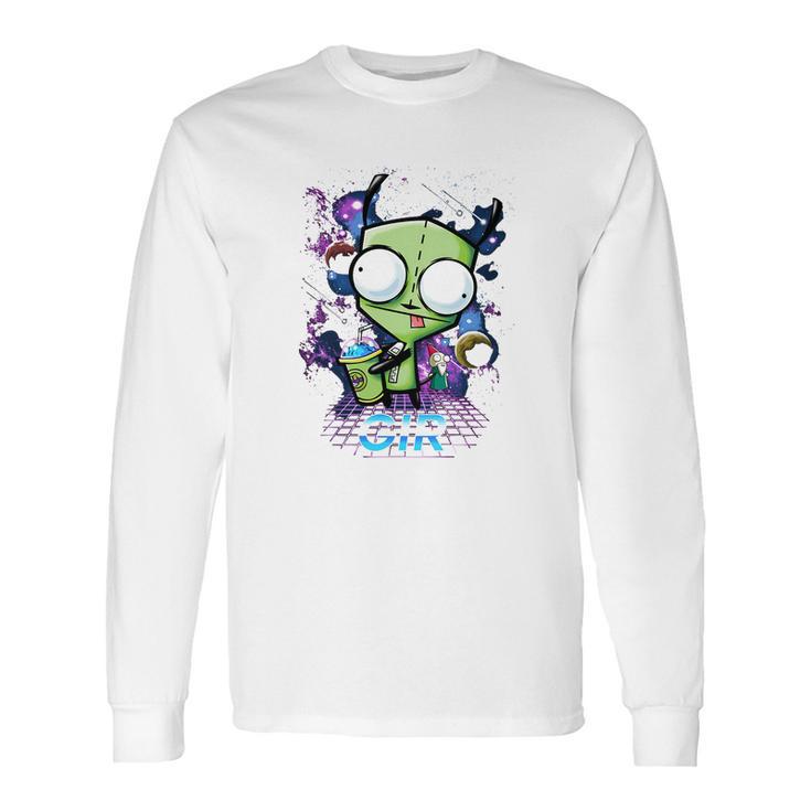 Funny Invader Zim Gir Long Sleeve T-Shirt