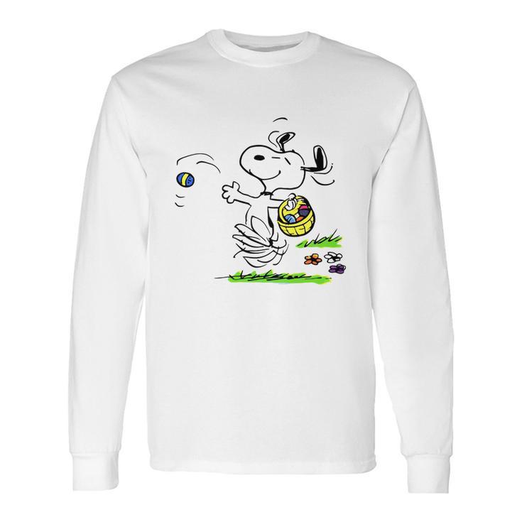 Funny Snoopy Easter Beagle T-Shirt Long Sleeve T-Shirt