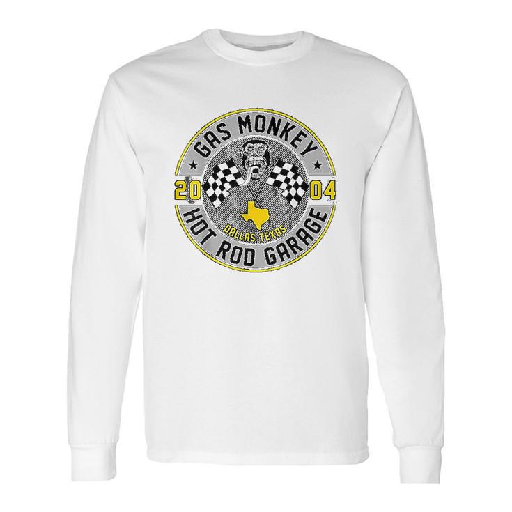 Gas Monkey Garage Racer Style Badge Long Sleeve T-Shirt