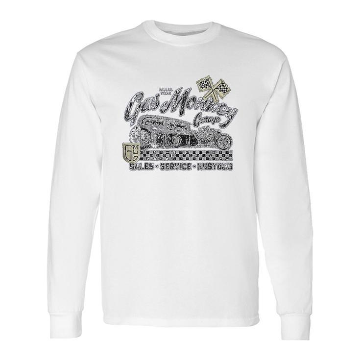 Gas Monkey Garage Vintage Hot Rod Poster Long Sleeve T-Shirt