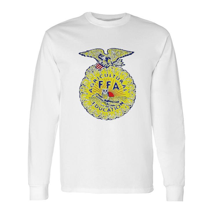 Golden Ffa Emblem Cool Art Design Long Sleeve T-Shirt