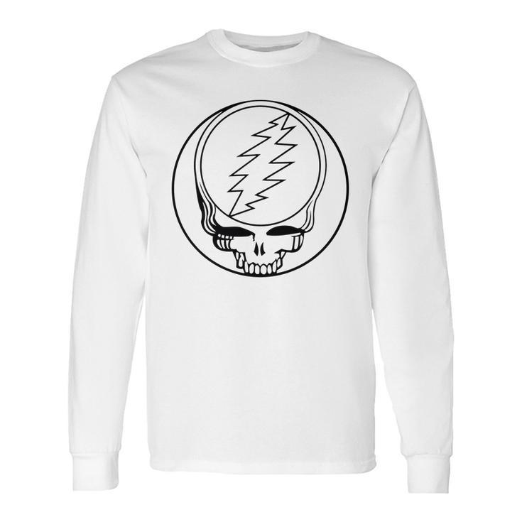 Grateful Dead Retro Line Art Long Sleeve T-Shirt