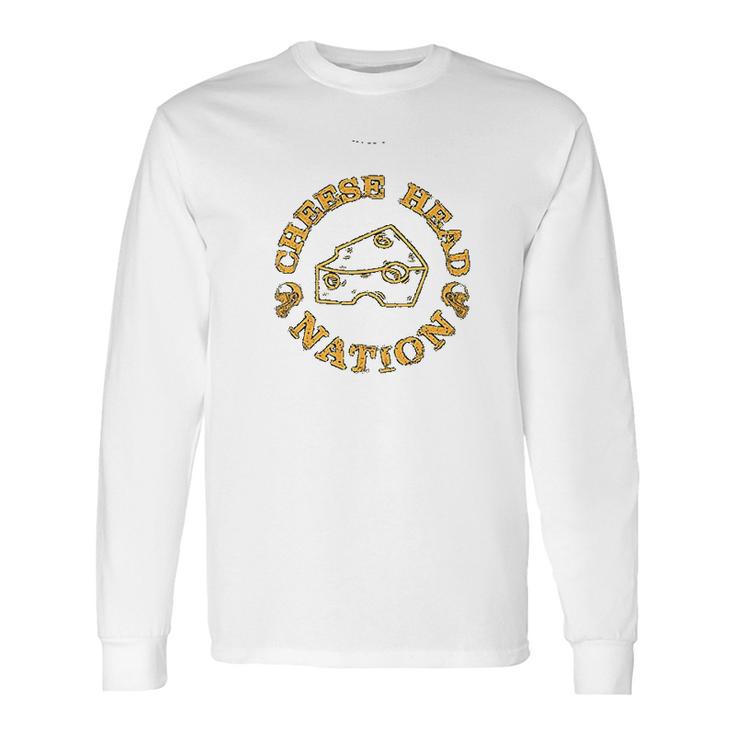 Green Bay Football Fans Cheese Head Nation Classic Long Sleeve T-Shirt