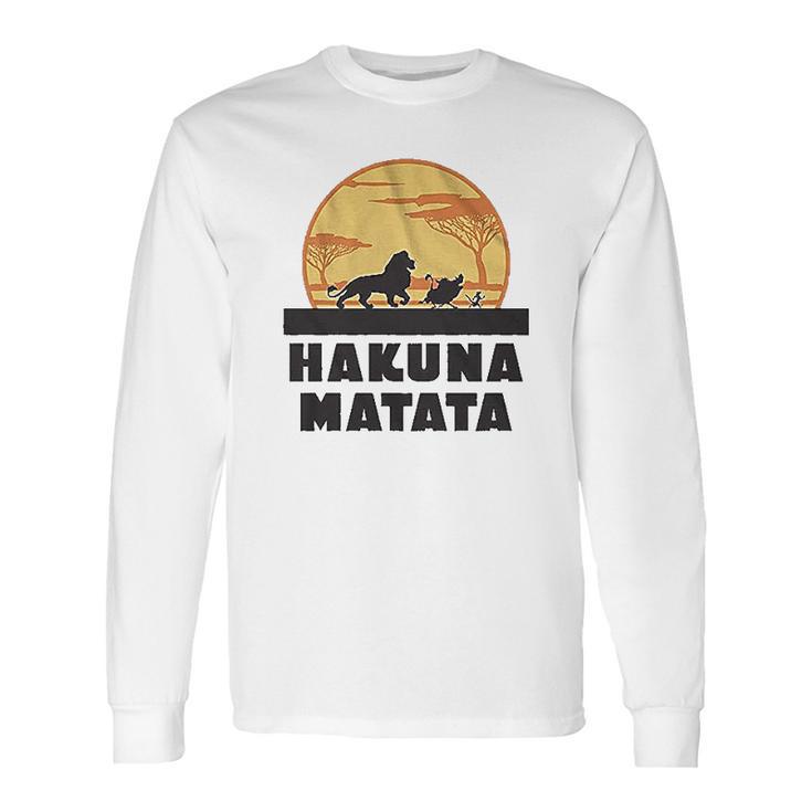 Hakuna Matata  Africa Simba Mufasa Long Sleeve T-Shirt