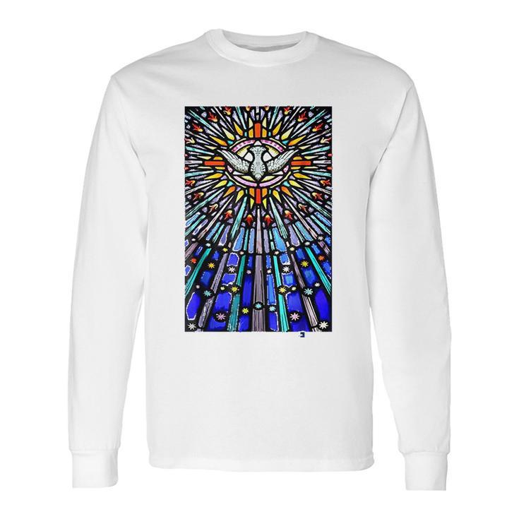 Holy Spirit Descending Like A Dove Long Sleeve T-Shirt