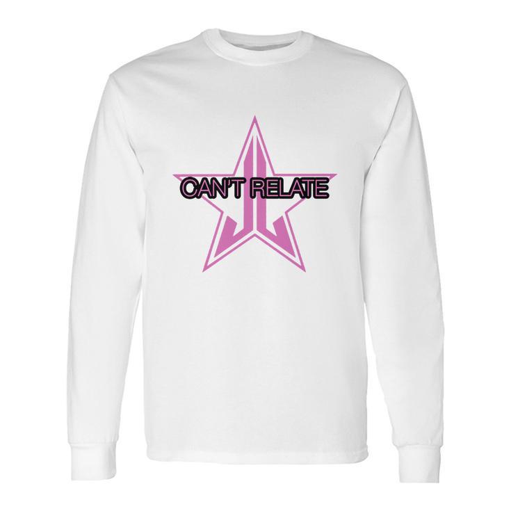 Jeffree Star Logo Cant Relate Long Sleeve T-Shirt