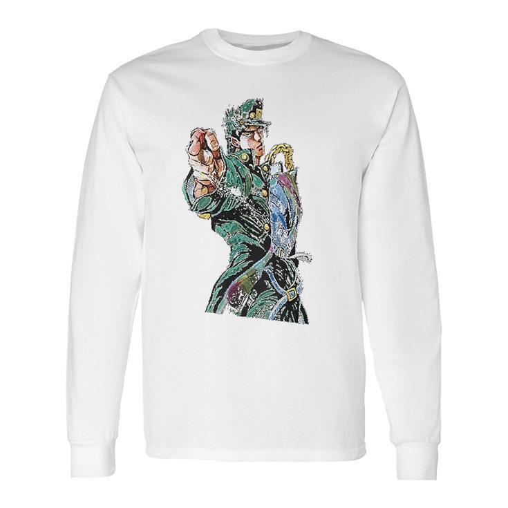 Jojos Bizarre Adventure Jotaro Kujo Long Sleeve T-Shirt