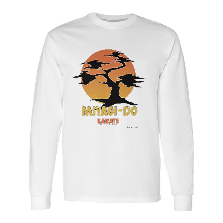 Karate Kid Miyagi Do Banzai Tree Sunset Long Sleeve T-Shirt