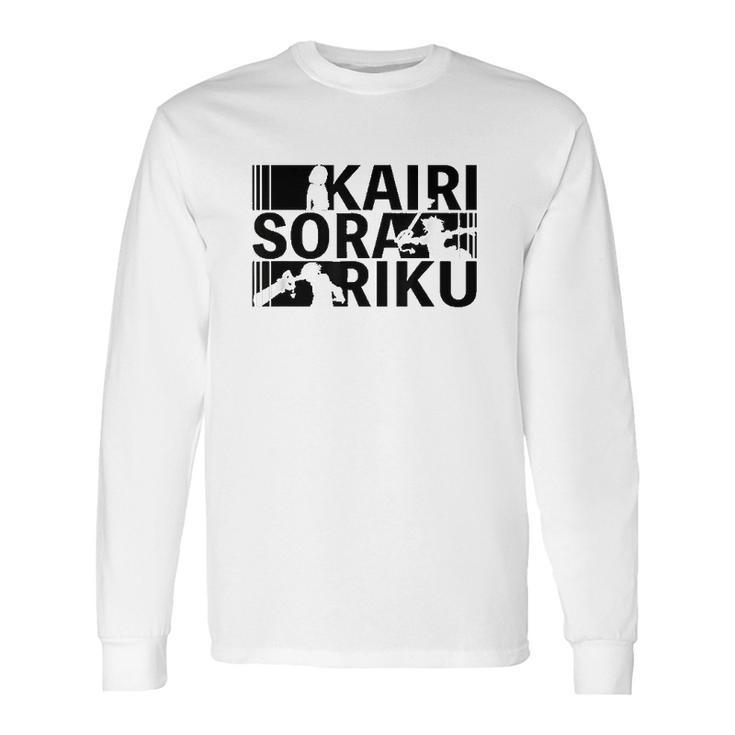 Kingdom Hearts Iii Kairi Sora Riku Long Sleeve T-Shirt