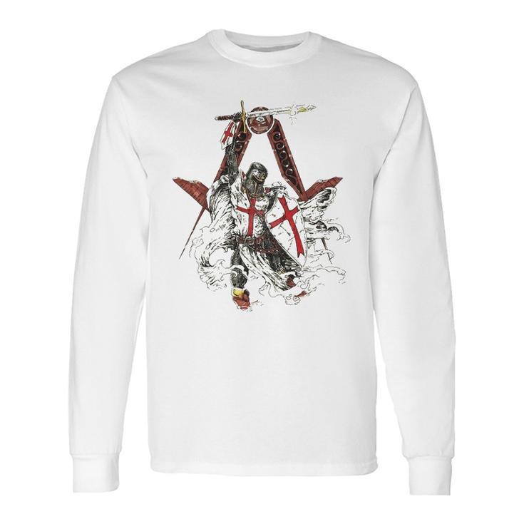 Knights Templar And Freemason Long Sleeve T-Shirt