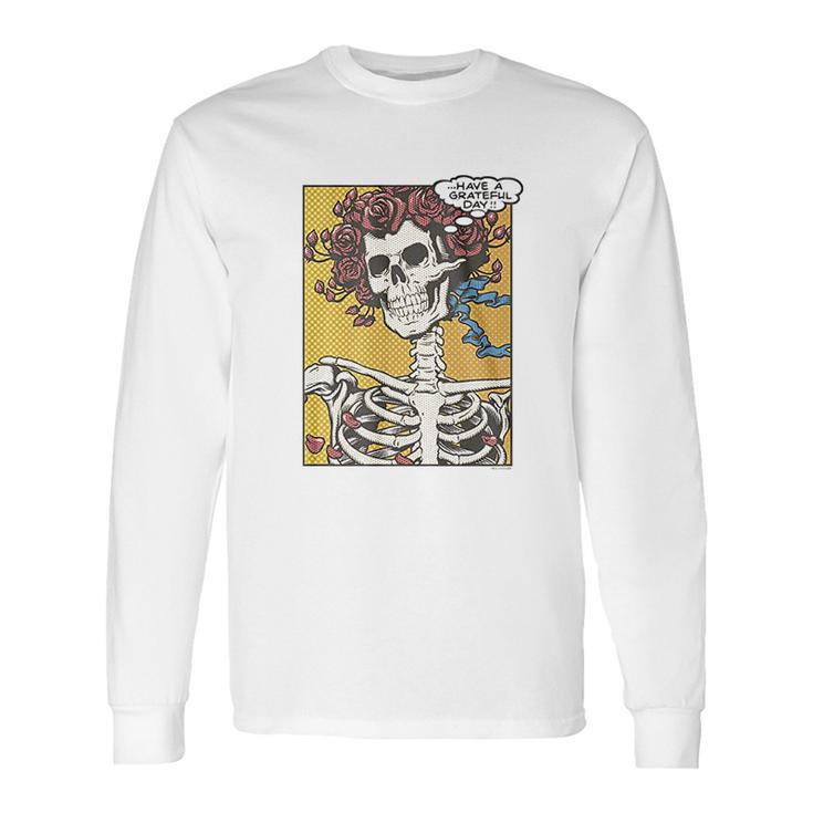 Liquid Blue Dead Pop Art Bertha Have A Grateful Ss Long Sleeve T-Shirt