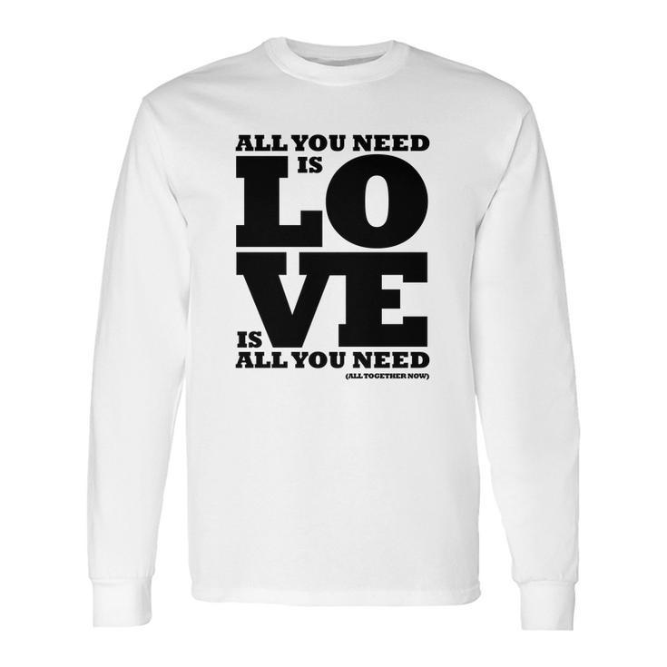 Love Beatles Long Sleeve T-Shirt