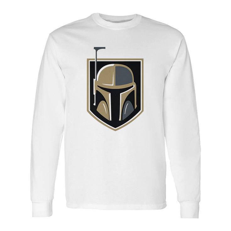 The Mandalorian Boba Fett Golden Knights Fan Long Sleeve T-Shirt