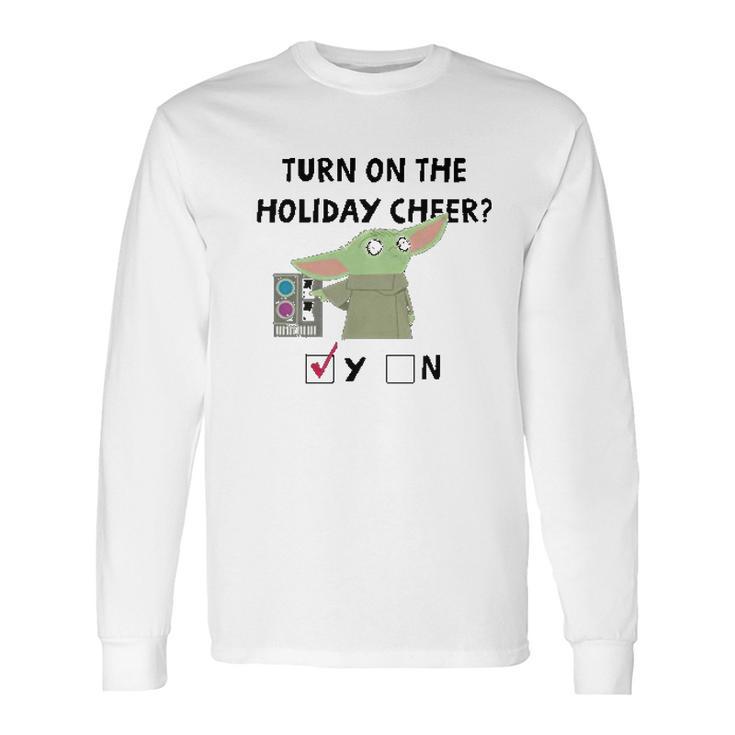 The Mandalorian Joy To The Galaxy Holiday Long Sleeve T-Shirt