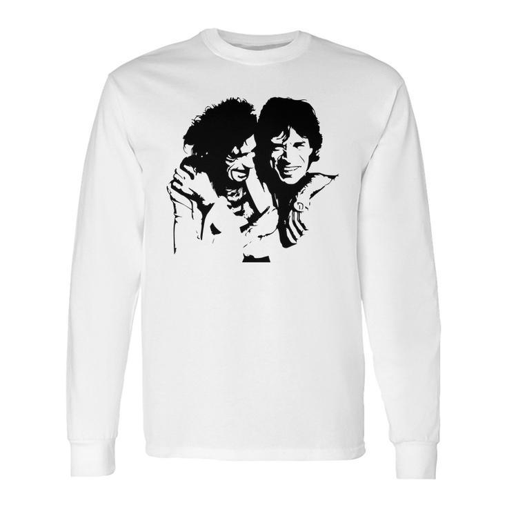 Mick Jagger And Keith Richards Long Sleeve T-Shirt